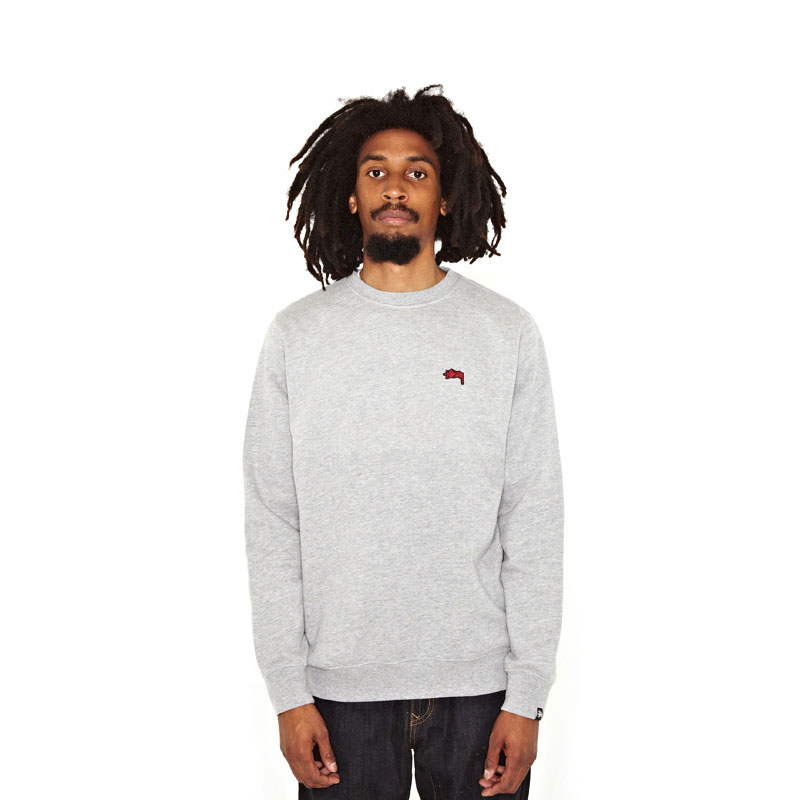 Stussy Толстовка (1912864-heather grey)  - цена, описание, фото 1
