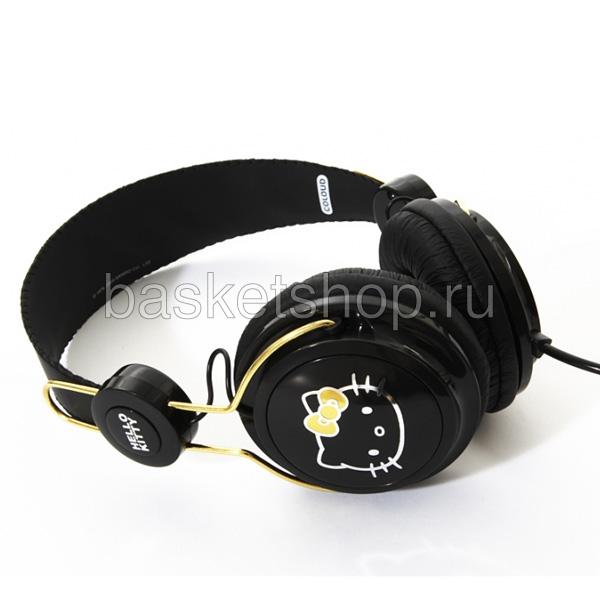 Coloud Наушники hello kitty (hello kitty blk)  - цена, описание, фото 1